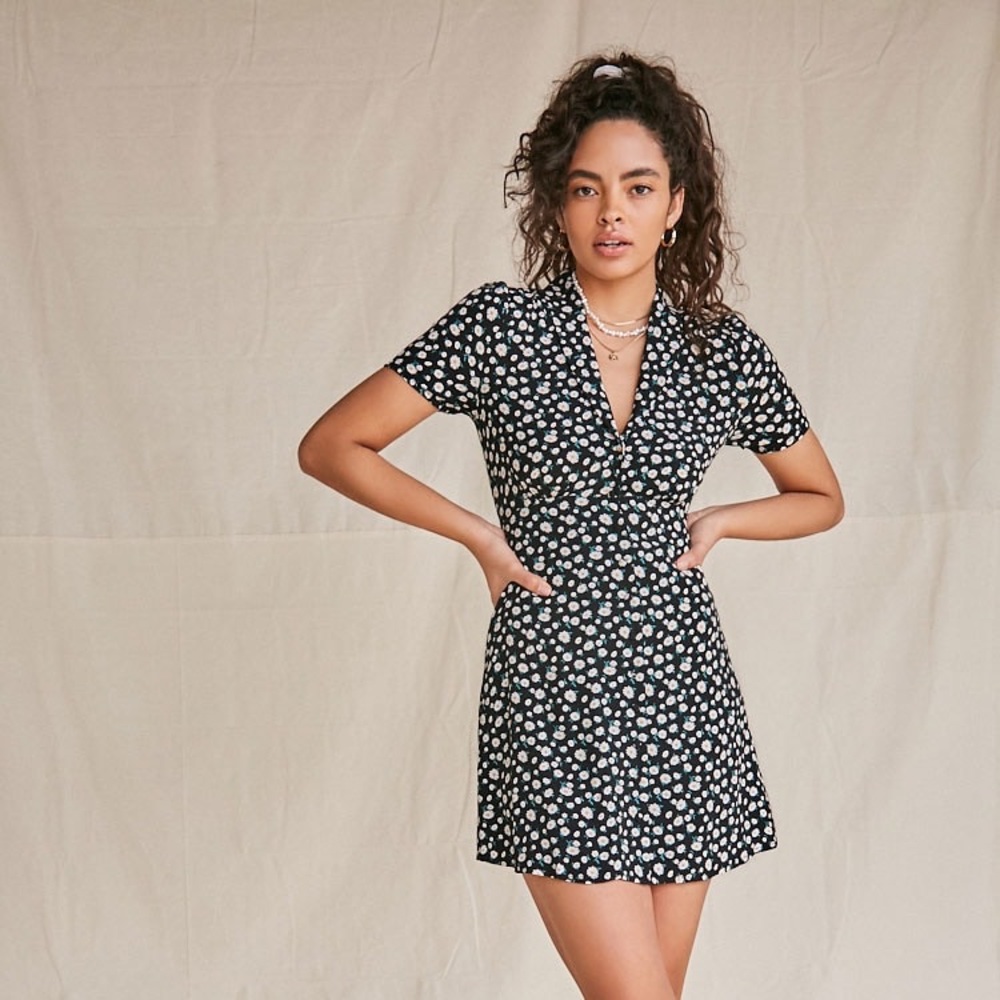 Daisy Fit & Flare Dress from Forever21